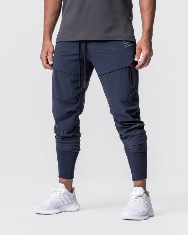 0690. Tetra-Lite® Tech High Rib Jogger - Navy "Cyber"