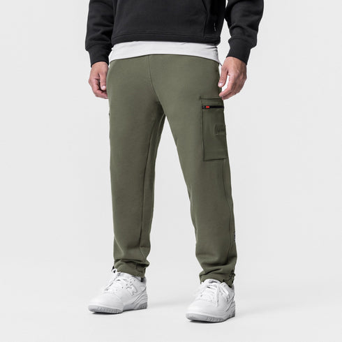 0736. Tech-Terry™ Cinch Cargo Jogger - Olive