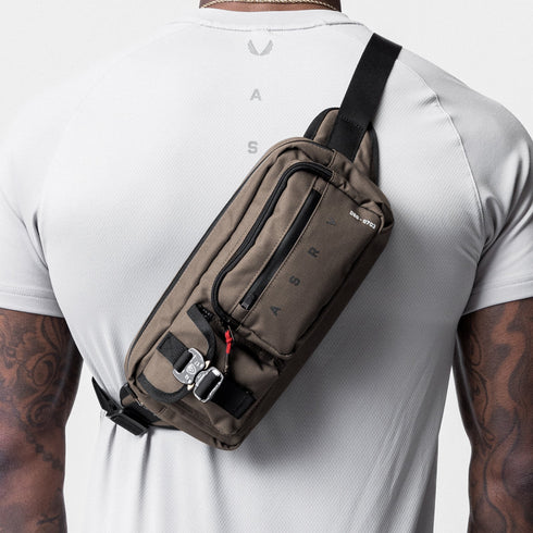 0703. Cordura® Tech Crossbody Pack - Deep Taupe