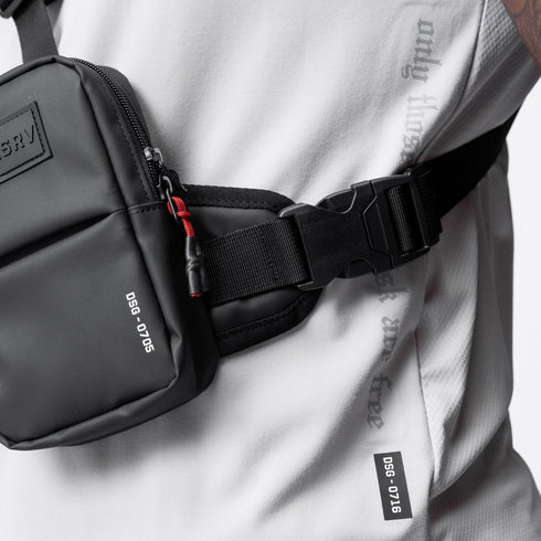 0705. Waterproof Holster Sling Bag - Black