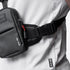0705. Waterproof Holster Sling Bag - Black