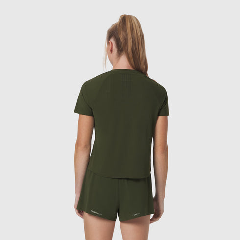 W017. Laser-Vent™ Established Tee - Olive