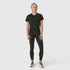 W018. AeroSilver® Cropped Tee - Dark Camo