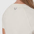 W018. AeroSilver® Cropped Tee - Ivory Cream