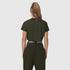 W018. AeroSilver® Cropped Tee - Olive