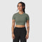 W019. LYCRA® Cropped Tee - Sage