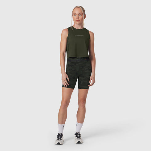 W020. AeroSilver® Tank Top - Olive "RP"