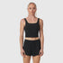 W022. LYCRA® 2-in-1 Tank Top - Black