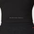 W023. LYCRA® Ribbed Mockneck Tank - Black