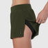 W026. Aerotex™ Side Split Run Short - Olive