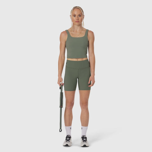 W029. LYCRA® 3-in-1 Biker Short - Sage