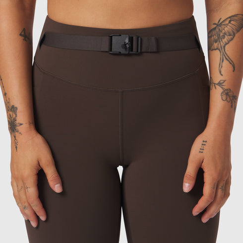 W030. LYCRA® 3-in-1 Legging - Dark Earth