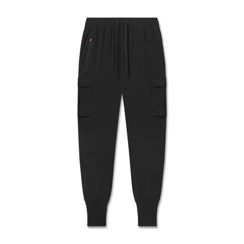 W032. Tetra-Lite® Cargo High Rib Jogger - Black