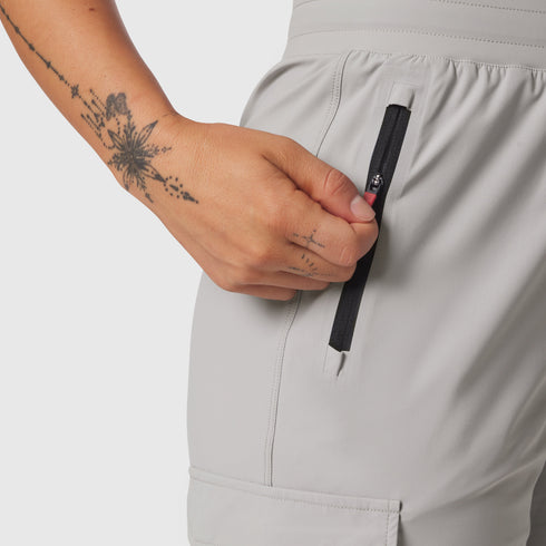 W032. Tetra-Lite® Cargo High Rib Jogger - Slate Grey