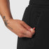 W034. Sorona® Terry Straight Leg Sweats - Black