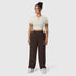 W034. Sorona® Terry Straight Leg Sweats - Dark Earth