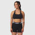 W039. LYCRA® Hybrid Sports Bra - Black