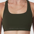 W039. LYCRA® Hybrid Sports Bra - Olive