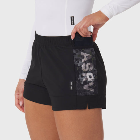 W062. Tetra-Lite® Adventure Short - Black