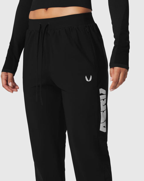 W109. Tetra-Lite® Cuffed Training Jogger - Black "Blade"