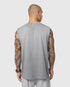 0807. Tech Essential™ Relaxed Cutoff - Slate Grey Sun Fade