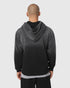 0843. Tech Essential™ Distressed Full Zip Hoodie - Black Sun Fade