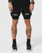 0865. Tetra-Lite® 5" Liner Short - Black "Blade"/Black