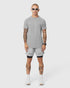 0865. Tetra-Lite® 5" Liner Short - Slate Grey "Blade"/Black