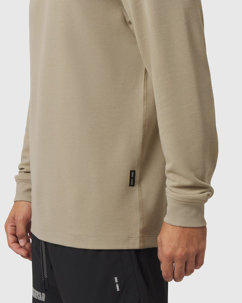 1112. Tech-Waffle™ Longsleeve - Khaki