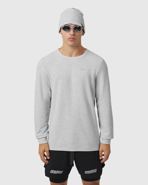 1112. Tech-Waffle™ Longsleeve - Heather Grey