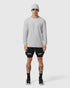 1112. Tech-Waffle™ Longsleeve - Heather Grey
