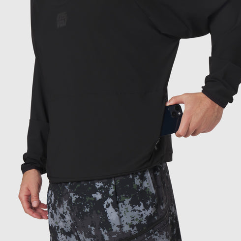 1141. Tetra-Lite® Blade Collar Zip Jacket - Black