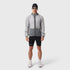 1162. Weather-Ready Transparent Ripstop Shell Jacket - Slate Grey