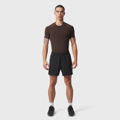 1164. LYCRA® ADAPTIV Baselayer Shortsleeve - Dark Earth