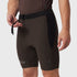 1170. Lycra® Ribbed Run Half-Tight - Dark Earth