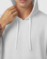 1204. Tech-Waffle™ Short Sleeve Oversized Hoodie - White