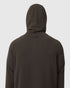 1205. Tech-Waffle™ Quarter Zip Hoodie - Dark Earth