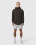 1205. Tech-Waffle™ Quarter Zip Hoodie - Dark Earth