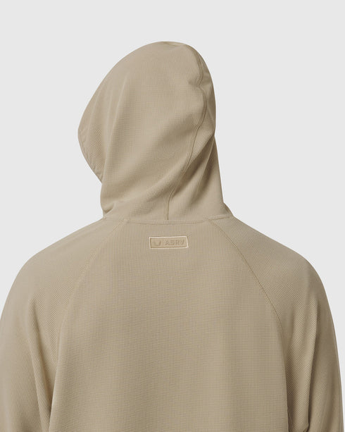 1206. Tech-Waffle™ Scuba Hoodie - Khaki