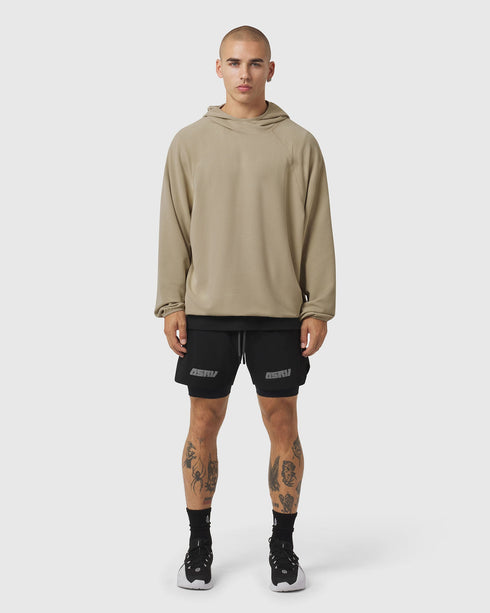 1206. Tech-Waffle™ Scuba Hoodie - Khaki