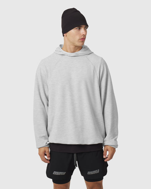 1206. Tech-Waffle™ Scuba Hoodie - Heather Grey