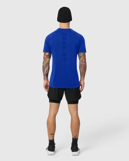 1213. Seamless Training Tee - Electric Blue