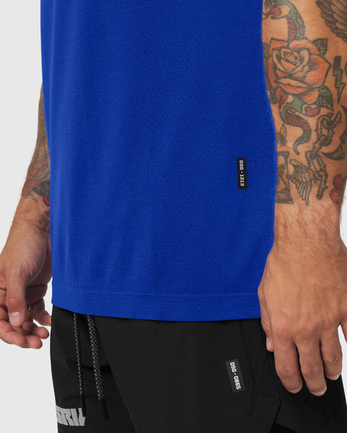 1213. Seamless Training Tee - Electric Blue