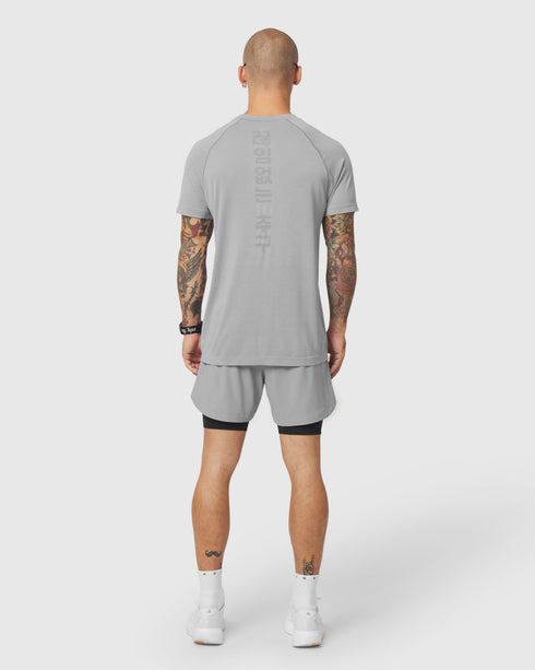 1213. Seamless Training Tee - Slate Grey