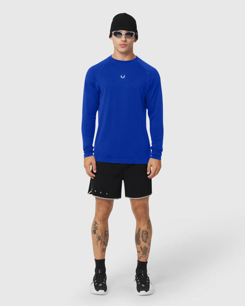 1214. Seamless Training Long Sleeve - Electric Blue