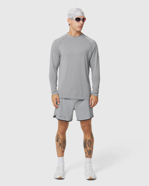 1214. Seamless Training Long Sleeve - Slate Grey