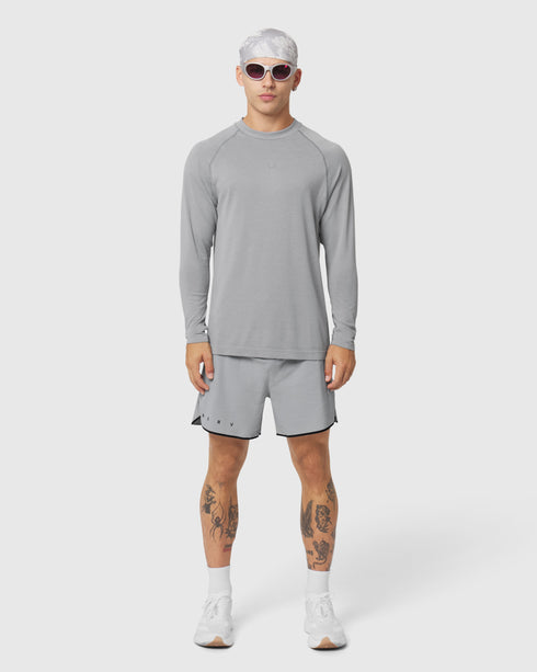 1214. Seamless Training Long Sleeve - Slate Grey