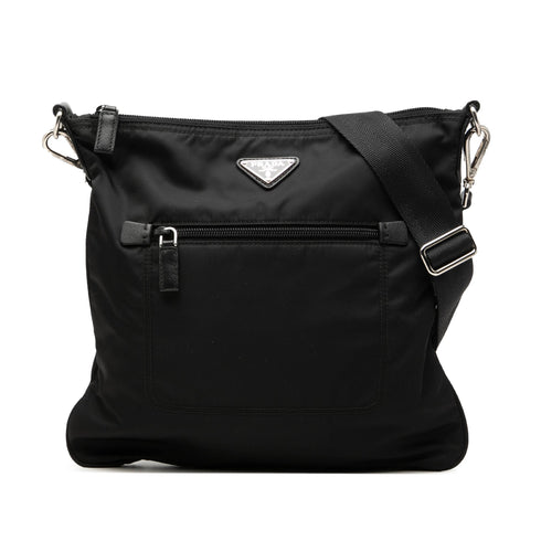 Front Pocket Messenger Bag Tessuto Medium