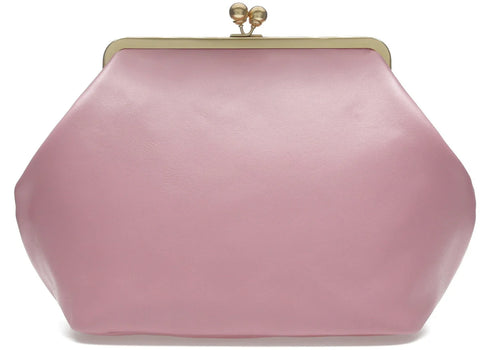 Coach Large Kisslock Frame Bag Brass/Rose