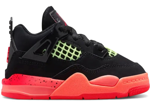 Jordan 4 Retro Black Bright Mango Barely Volt Infrared 23 (TD)